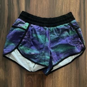 Lululemon Shorts Drop It Low Rio Nights Multi Black Size 6